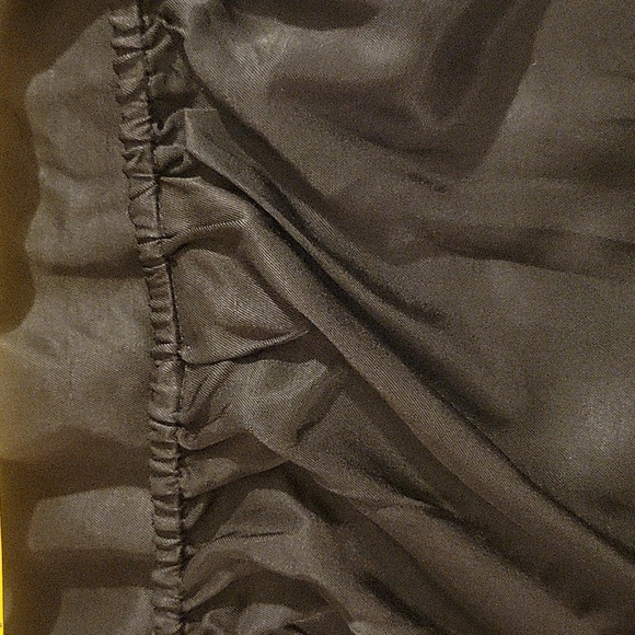 H & M Black Satin Halter with Rhinestone Neck Strap, Size: XL, NWT - Picture 10 of 11